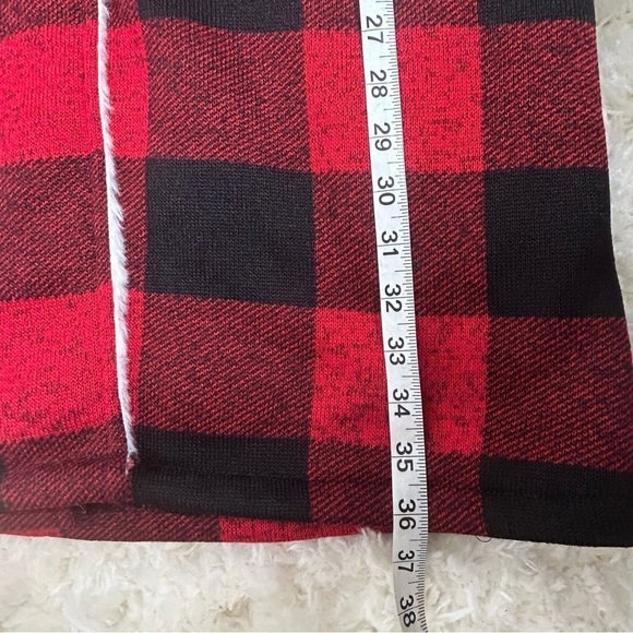 Steve Madden Plaid Faux Sherpa Collared Trench Coat NWT - Picture 16 of 16